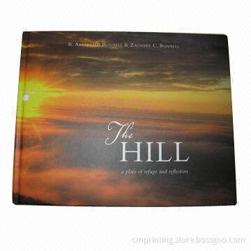 Hardcover poetry book printing, 128gsm art paper, full-color, sewn and glued